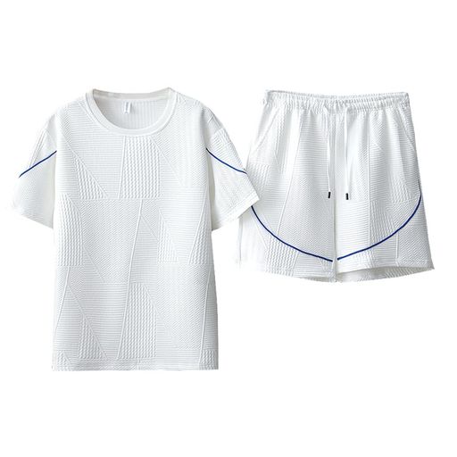 [Yeecan]夏服メンズTシャツ半袖セットアップメンズスウェットTシャツハーフパンツ2点セットジャージスポーツウェア上下セットショットパンツ部屋着夏服カジュアルゆったりおしゃれ大き…