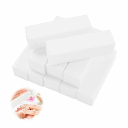 ブロックネイルバッファー【10個セット】シャインスポンジネイル爪磨きスポンジネイルケア用ネイルケアつや出し爪の表面綺麗にするメンズ兼用