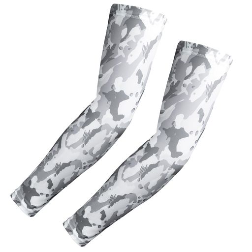 [Nipinus]アームカバー腕カバーアームスリーブUPF50+冷感速乾滑り止めスポーツ活動用軽量男女兼用両腕/セット(迷彩2XL)