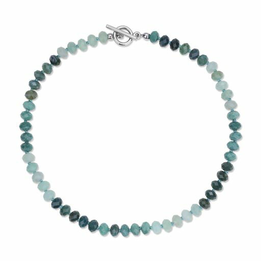 [COAI][コアイ]グリーンアベンチュリンモスアゲートグリーンジェイドパワーストーンネックレスレディース