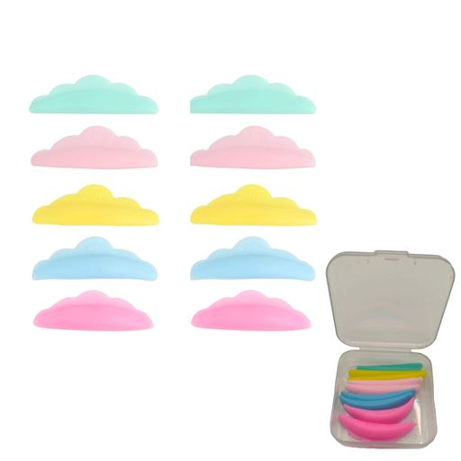 【Bookwarm】まつげパーマロットまつ毛パーマロッドセルフまつげパーマ用シリコンロッド5サイズフルセット-安全・無毒・再利用可能!初心者でも簡単、個人・サロ...