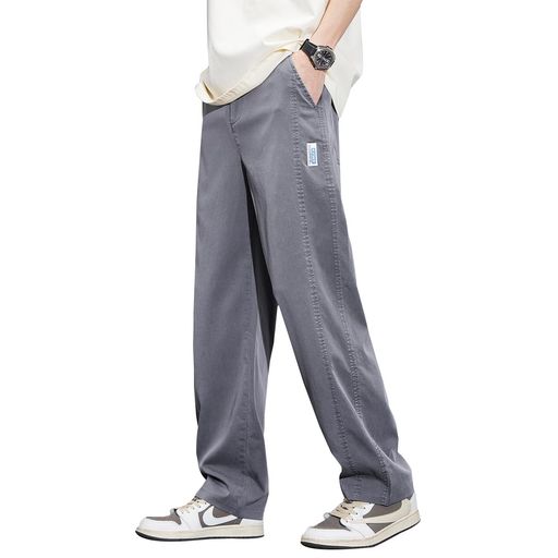 [HMT]ズボンメンズワイドパンツ夏服イージーパンツ涼しいずぼん大きいサイズサルエルパンツゆったりボトムス無地ストレートパンツロングパンツ春夏