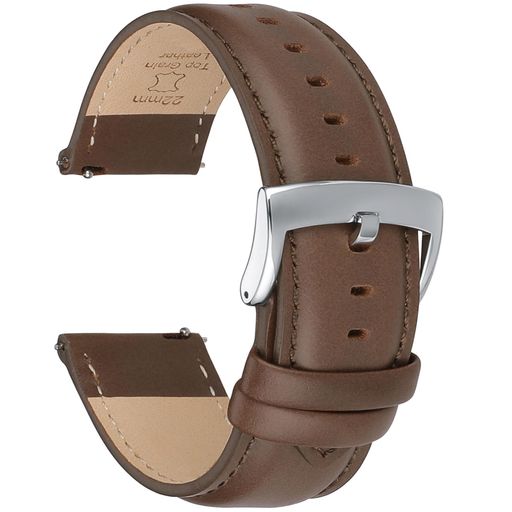 クラシックでエレガント:OTTOODYの時計バンドは、優雅さ、機能、魅力に細心の注意を払って設計されており、すべての時計の快適な装着感と時計バンドの交換に最適です。時計ストラップは、厳選された子牛を含め、高品質の基準を満たすように努めています。革、より強力なステンレス鋼のハードウェア、縫い糸など、すべての革の時計バンドが目立ち、持ちこたえるようにします。 クイックリリーススプリングバー:統合されたクイックリリースノブを指でスライドさせるだけで、工具を使わずに数秒でストラップを切り替えることができます。OTTOODYのステンレス鋼スプリングバーは、より大きな半径、あなたの時計へのより安全な接続を確実にし、時計が落ちる可能性を減らします。 トップグレインカーフレザー:レザーウォッチバンドの最上層には厳選されたトップグレインカーフレザーを使用し、柔らかく滑らかなレザーで高級感を演出しています。裏側は超ソフトなベージュのヌバックレザーで、時計の裏地として最適です。肌に密着し、滑りを最小限に抑えながら理想的な快適さを提供し、汗による悪臭を防ぎます。