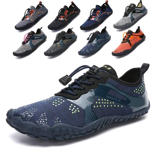 [Nuomama]マリンシューズウォーターシューズ水陸両用幅広厚底アクアシューズアウトドアメンズ川の靴ハ..