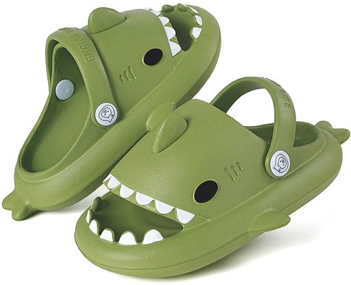 【素材】サメスリッパは高品質なEVA素材でできており、柔らかくて、足を快適に包み込みます、快適な履き心地を提供くれます。 【特別なデザイン】スリッパはファッションなサメのデザインで設けられて、スリッパを履くと、サメの口に入れたように感じます...