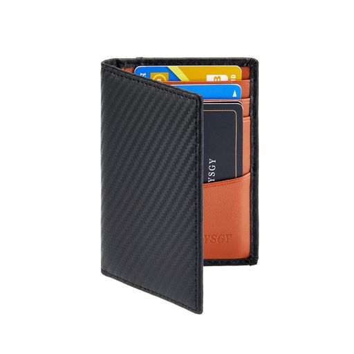 [LUCKYSGY]定期入れメンズ本革パスケース二つ折りカードケース薄型カード9枚収納男女兼用プレゼント用..