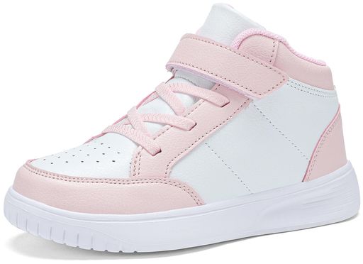 [Badurdu]子供スニーカー女の子通学靴ハイカットシューズ軽量柔軟脱ぎ履き簡単マジックテープスポーツ..