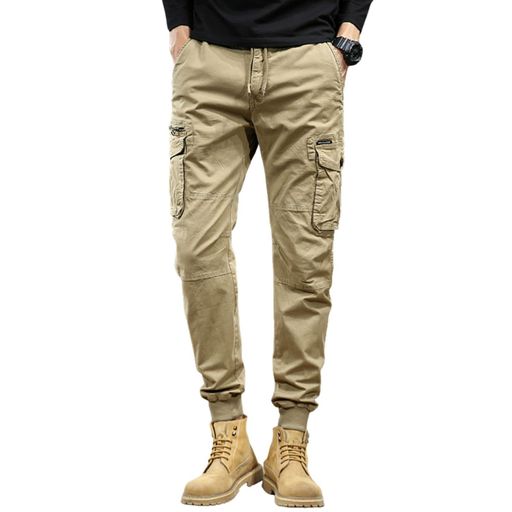 [SUNDAYROSE]カーゴパンツメンズストレッチキャメル作業着多機能ロングパンツカーゴズボンアウトドアワークパンツベーシックボトムスおしゃれ29カーキ8017