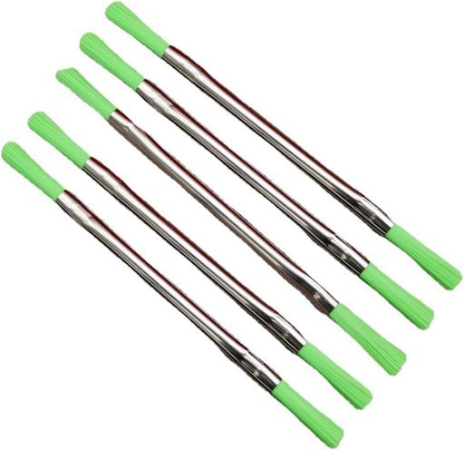 5個入りささら魚血合い取り強いコシ洗いやすい23cmブラシ血合いササラ簓キッチンブラシ(緑)