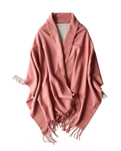 [maikun]マフラーレディースクリスマスプレゼントストールウールレディース大判ストールショールピンク