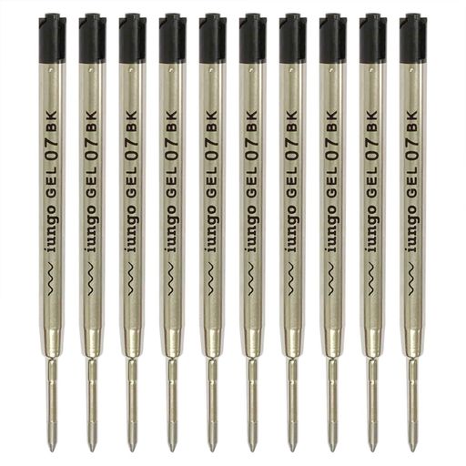 iungo互換PARKERゲルインクボールペン替芯パーカージェットストリームプライム替え芯(黒メタル1005)