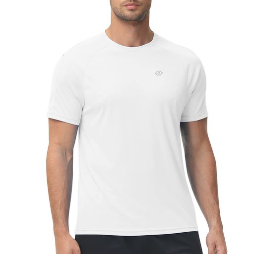 [MoFiz]メンズ服半袖Tシャツトレーニングウェアトレーナー丸首UVカット吸汗速乾