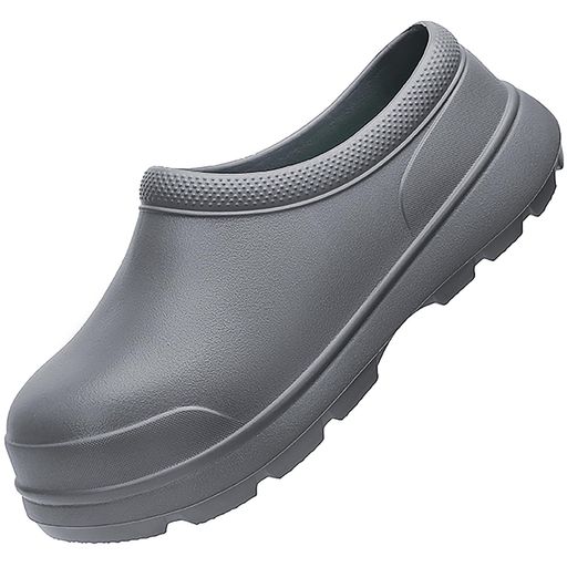 [BeitaSports]サンダルスリッパ厚肉厚底滑らない耐油防水梅雨メンズレディース飲食店キッチンガーデン仕事用EVA超軽量快適グレー25.0~25.5センチ