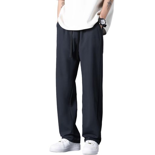 [HedingRed]ワイドパンツメンズジャージ下ゆったりロングパンツフィトネスパンツ冷感スウェットパンツ..