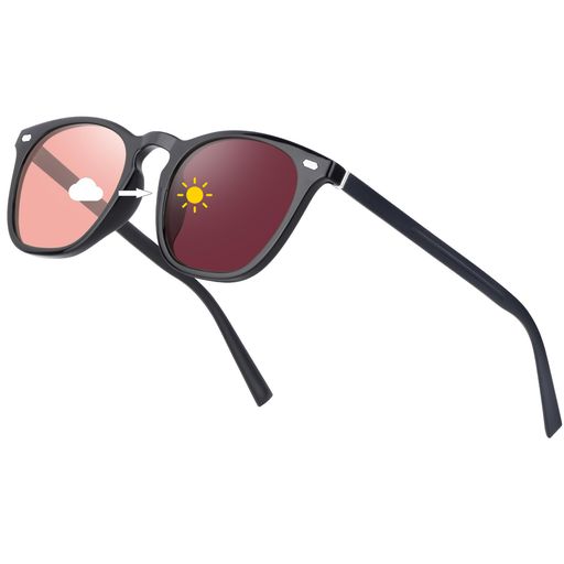 [Uacllcau]調光偏光サングラスメンズレディース-紫外線カット色眼鏡色が変わるサングラスゴルフ運転用..