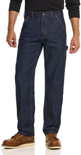 [CQR]ジーンズメンズレギュラーフィット[防汚・耐摩耗]ストレート作業着カジュアル日常着ジーパンデニ..