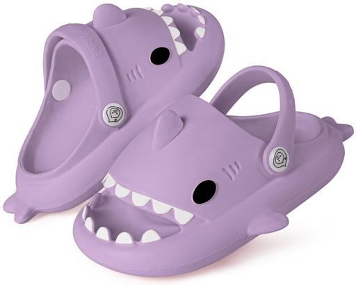 [KVbabby]キッズサンダル男の子女の子サメスリッパルームシューズ動物子供用シャワースリッパベランダサンダル可愛室内履き滑り止め柔らかい