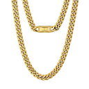 KRKC&COネックレスメンズ喜平ネックレスチェーン18K金メッキステンレス幅8mm太めHIPHOP系のジュエリーラッパーネックレスアクセサリーギフトプレゼント...