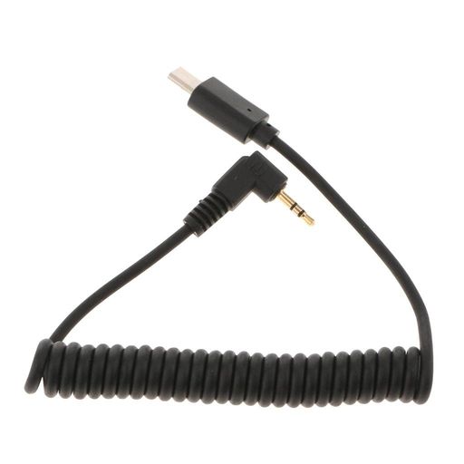 FLAMEERリモートシャッターケーブルSonyA6000HX300A7RA9に対応2.5mm-S2シャッターレリーズ接続ケーブル