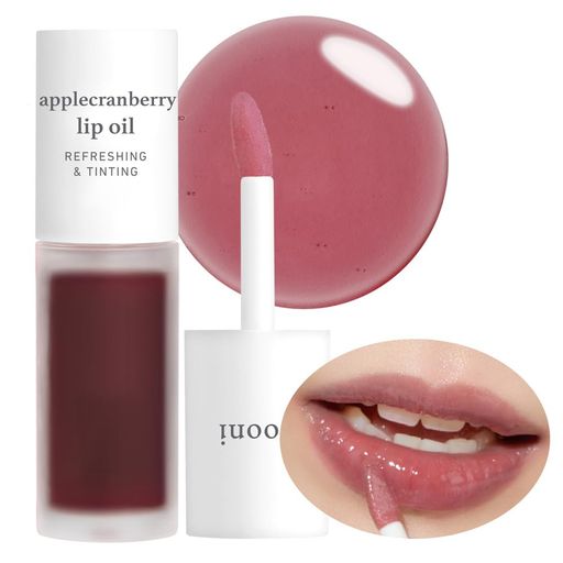【NOONI/ヌニ】リップオイルアップルクランベリー|リップオイル|色持ち|血色|保湿|角質ケア|なめらか|..