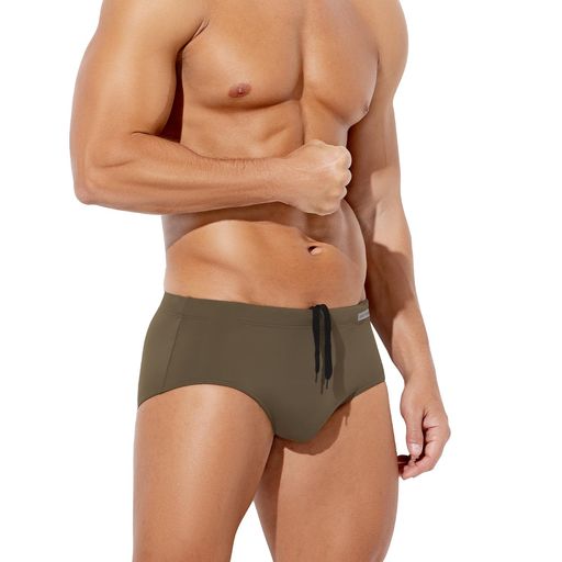 [CaseyKevin]メンズ水着水泳パンツビキニブリーフ紐付き通気速乾水陸両用競パンサーフィン温泉海水浴おしゃれCK4091ミリタリーグリーンXL