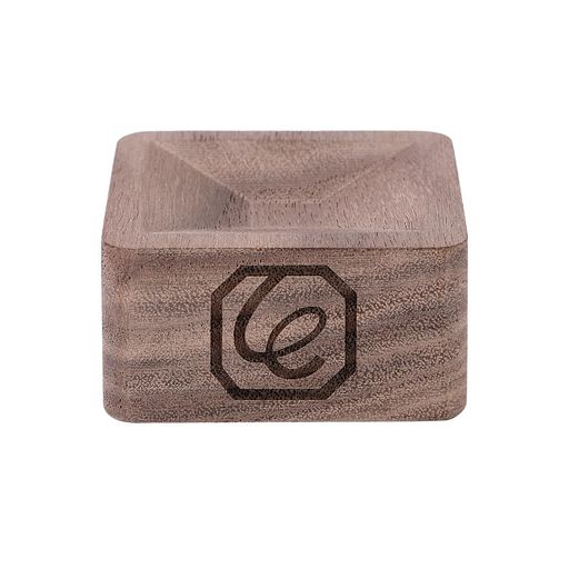 アロマストーン木製アロマディッシュ缶入り車載&家庭兼用ブラックウォールナット50mm*25mm無垢材拡香木..