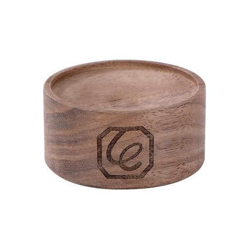 アロマストーン木製アロマディッシュ缶入り車載&家庭兼用ブラックウォールナット60mm*30mm無垢材拡香木..