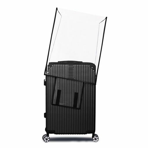 [DFsucces]スーツケースカバー透明防水雨カバーPVC素材傷防止汚れ防止出張旅行海外荷物箱用ラゲッジカ..