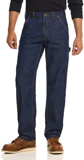 [CQR]ジーンズメンズレギュラーフィット[防汚・耐摩耗]ストレート作業着カジュアル日常着ジーパンデニ..