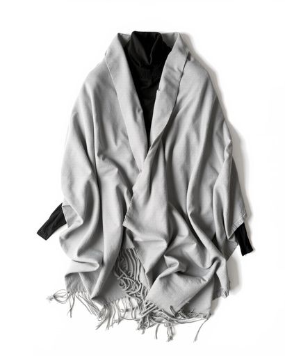 [maikun]マフラーレディース誕生日プレゼントクリスマスプレゼント贈り物大きいサイズライトグレー