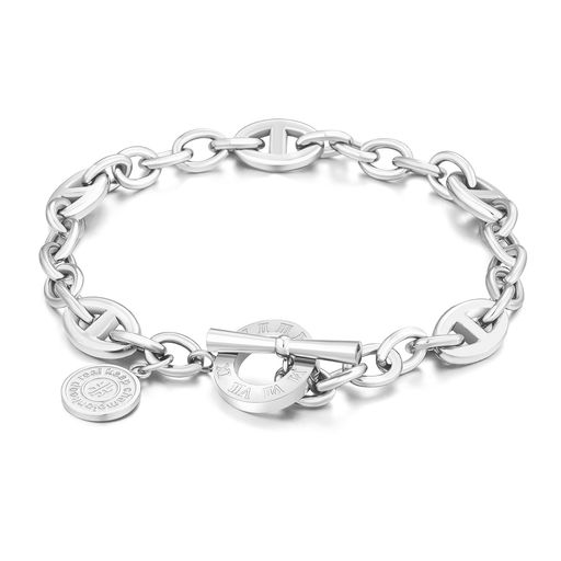 KRKC&COブレスレットレディースアズキ/アンカーチェーンマンテルブレスレット8mmサージカルステンレスK..