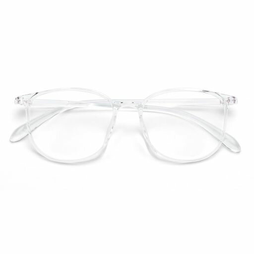 [FEISEDY]ブルーライトカットメガネ紫外線カットUV400透明レンズTR90フレーム視力保護パソコン用度なし..