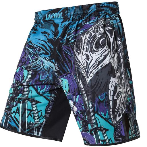 LAFROIメンズボクサーパンツJiuJitsuMMAクロストレーニング戦闘パンツドローストリングジャージ-QJK06CommanderSizeMD