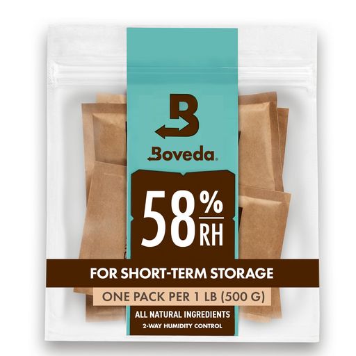 Bovedaハーブストレージ用58-RH2-ウェイ湿度コントロールサイズ67保護最大1ポンド(450グラム)花予防テ..