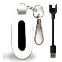 TRYKEポケットオートキャッチREVIVERDIAレザーケース充電ケーブル1本入BROOKPOCKETAUTOCATCH(レザーケースホワイト単体)