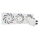 THERMALRIGHTCoreMatrix360White120mmPWMファン付きCPU液体クーラー、360ホワイトコールドロウ仕様、統合ウォータークーラーヒートシンク、AMD/AM4/