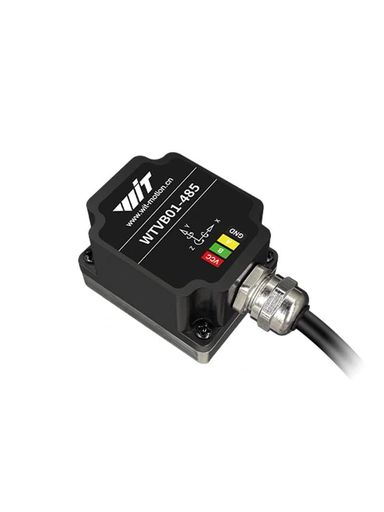 [RS485Modbus振動センサー]WTVB01-485IP68防水トランスデューサーAr-Duino、3軸加速度角速度振動(振幅+周波数+変位+速度)検出器、モーターモニターモジュール
