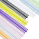 ZiSyouMaルーズリーフリング12本セット穴径12mmA4/30穴製本リング製本容量約75枚A4用紙ルーズリーフバインダーリングシステム手帳リングファイル本製作資料保存製本用とじ具