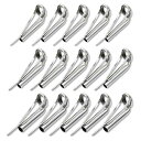 トップガイド ロッドガイド 糸巻き式 ステンレス 釣り竿 穂先 修理 15点セット (8-2.8MM/8-3.2MM/8-3.6MM)