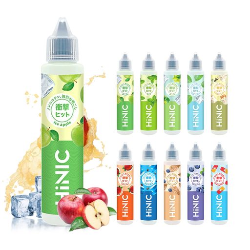 日本市場向けに展開するHiNICシリーズから、喉に心地よい強めの吸い応えが人気のVAPE製品のリキッド版が登場しました。製造元は安心の日本国内工場で、60mlの大容量なので、お好みのVAPE機器に注入して思う存分お楽しみいただけます。 化学的な添加物や有害物質は一切使用しておらず、日本の食品分析センターで安全性が証明されています。ニコチンやタールも含まれていません。にもかかわらず、抜群の吸い応えを実現しており、注入式のVapeデバイスなら何でも対応可能です。 仕様:原産国:日本 容量:60ml 成分:VG50%/PG50% このHiNICシリーズは、新たに開発された独自工法「HiNICテクノロジー」によって生み出されました。天然素材をベースにしながら、あたかも従来の紙巻きたばこを吸っているかのような、喉当たりの心地よい刺激とキック感を見事に再現しています。これまでのニコチンフリーVAPEでは満足感を得られずにいた方でも、本製品ならば納得のいく吸い応えを実感できるでしょう。ニコチンゼロでありながら、まさに画期的な一品と言えます。