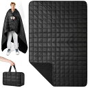 Odoland防水キャンプ用ブランケット大判200x140cm収納袋付きマルチブランケット丸洗い可能600g軽量コンパクトひざ掛け掛け布団防寒毛布アウトドア・登山・冷房対策・車中泊マット