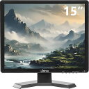 UPINVAモニター15インチモニター1024X768モバイルモニター175°視野角サブディスプレイスピーカー内蔵ポータブルモニター4:3HDMIVGABNCAV入力対応多様接続日本語メニューVESA対応モニター小型(2)