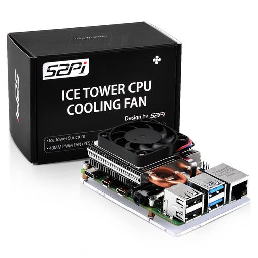 GEEEKPI RASPBERRY PI 4 ファン、超薄型アイス タワー クーラー、RASPBERRY PI 4 ICE タワー CPU クーラー、冷却ファンおよび RASPBERRY PI ヒートシンク付き、RASPBERRY PI 4 MODEL GEEEKPI RASPBERRY PI 4 ファン、超薄型アイス タワー クーラー、RASPBERRY PI 4 ICE タワー CPU クーラー、冷却ファンおよび RASPBERRY PI ヒートシンク付き、RASPBERRY PI 4 MODEL