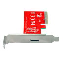 CYカードPCI-E3.0Express4.0x4からOculink外部SFF-8612SFF-8611ホストアダプター(PCIeSSD用、ブラケット付き)(2)