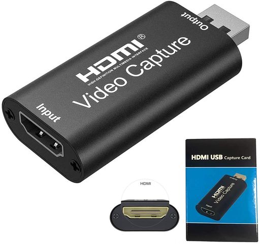 4K HDMI キャプチャーボード USB2.0 HD 1080P HDMI ビデオキャプチャカード 軽量小型 持ち運びに便利 VIA DSLR ビデオカメラ ゲーム実況生配信 録画、実況、画面共有、医用撮像、ライブ会議、教育に適用