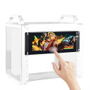 GEEEKPI7.84インチ1280X400静電容量式タッチスクリーンLCDモニター2UラックマウントモニターDESKPIRACKMATET0/T1/T2サーバーキャビネット用(2)