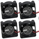 ANMBEST 4個DC 12V 0.08A 2510油圧軸受静音ブラシレスブロワラジアル冷却ファン2ピンブラシレス2.5 CMファン25 MMX 25 MMX 10 MMパソコンケース3 Dプリンタ部品用(2)