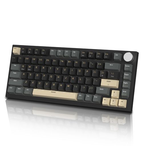 ATTACKSHARKK8575%ラピッドトリガーゲーミングキーボード磁気スイッチガスケットマウントホットスワップ対応アンチゴーストPBTキーキャップTKL82キーノブ付き有線Type-C接続Windows、Mac ATTACKSHARKK8575%ラピッドトリガーゲーミングキーボード磁気スイッチガスケットマウントホットスワップ対応アンチゴーストPBTキーキャップTKL82キーノブ付き有線Type-C接続Windows、Mac