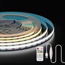 FCOBCOBCCTLEDテープライトUSB640LEDS/M1.5M3000K-6000Kフレキシブル高密度幅10MMストリップライト調光器付きリモコン付き1...