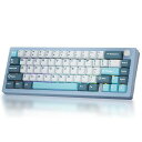 BOYIGMK67-65%メカニカルキーボード、ガスケットマウントホットスワップ可能BT5.0/TYPE-C/2.4Gワイヤレス南向きRGB、チェリープロフィールPBTキーキャップリニア潤滑スイッチカスタムゲーミング…